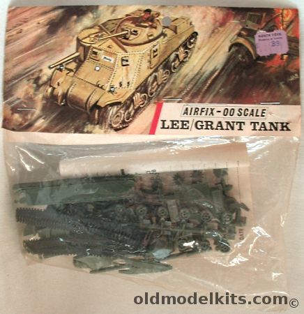 Airfix 1/76 Lee Grant M3 Tank - T3 Bagged, A17V plastic model kit